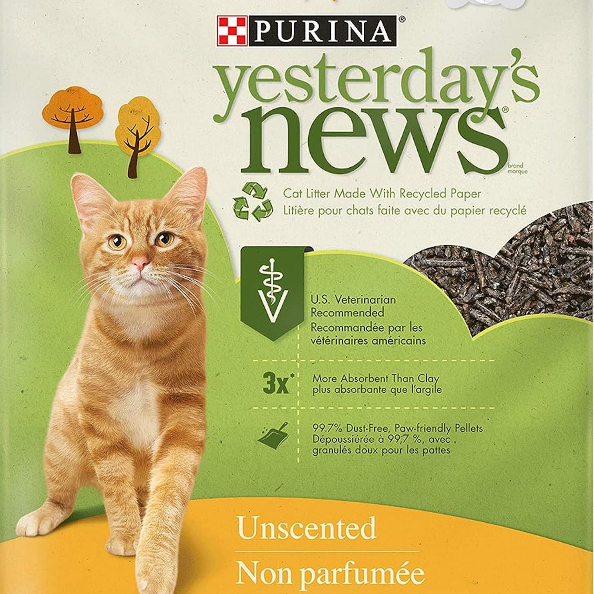 Fashion yesterday's news kitty litter